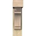 thumbnail image 2 of Ekena Millwork 6"W x 18"D x 22"H Olympic Block Rough Sawn Bracket w/ Offset Brace, Douglas Fir, 2 of 25