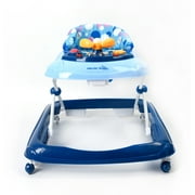 Wonder Buggy Baby walker with sounds and light - With blue circle cloth- blue