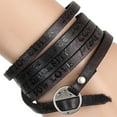 thumbnail image 1 of ancha de moda, regalos de joyería , brazaletes ajustables Vintage, para chaquetas , ropa deportiva, boda, niños, novio , Negro, 1 of 8