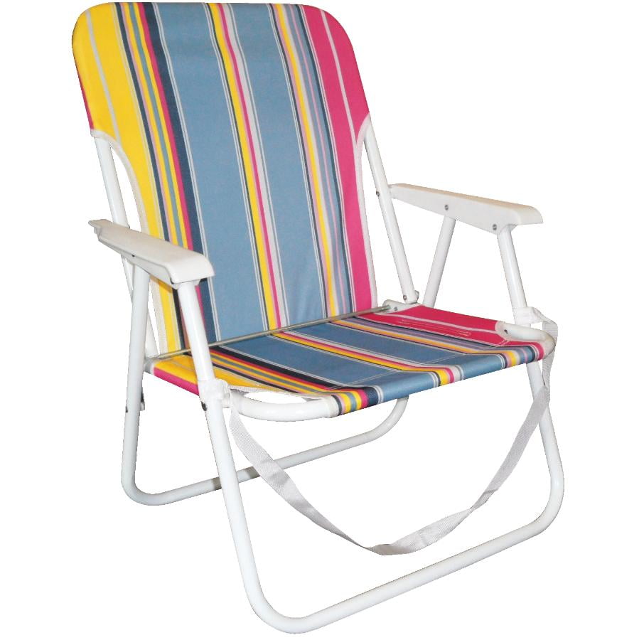 Folding Stripe Beach Chair  Walmart Canada