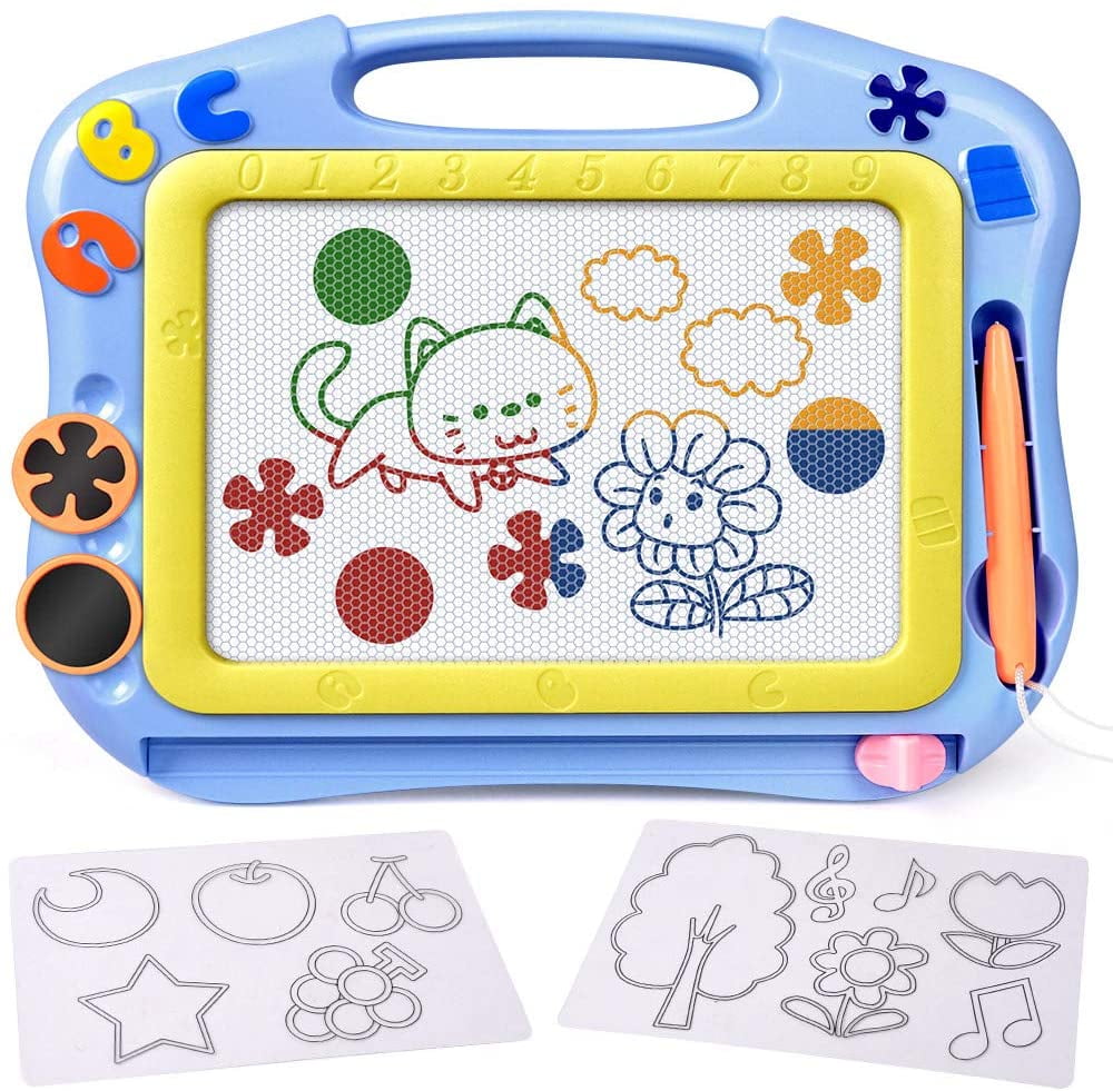 Magic Drawing Board Magnetic Writing Sketch Pad Erasable Magna Doodle Toy UK NEW 