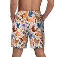 thumbnail image 4 of Goofa Cute Chickens Printed Men's Swim Trunks Board Shorts Quick Dry Mens Swimming Trunks with Compression Liner,Breathable Fit Hawaii Beach Shorts-Large, 4 of 9