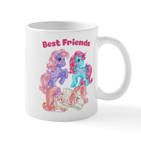 CafePress - My Little Pony Retro Best Friend - 11 oz Ceramic Mug - Novelty Coffee Tea Cup