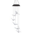 thumbnail image 4 of Lámpara colgante IP65 con cambio de color de luz de mariposa con carillón de viento solar LED (C), 4 of 6