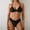 Black, variant on ZZwxWA Womens Bathing Suits Sexy Two Piece Bikini Swimwear Push Up High Waisted Swimsuit Summer Clothes