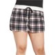 thumbnail image 1 of Pantalones Cortos de Pijama a Cuadros P.J. Salvage Mujer Multicolor 2X, 1 of 1