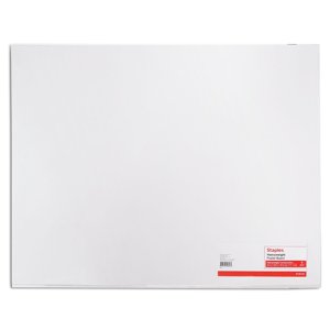 Staples White Poster Board 10-Pack, 22" x 28"