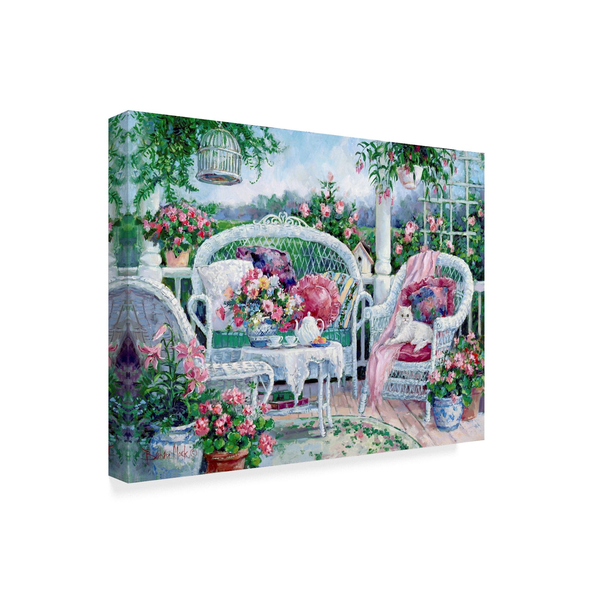 Trademark Fine Art 'Waiting For Friends' Canvas Art by Barbara Mock