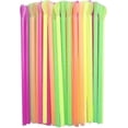 thumbnail image 1 of 100pcs Straws, Spoon Scoop Straws For Smoothies Slushies Ice Cones Snow Cones Juice Milkshakes-hy, 1 of 5