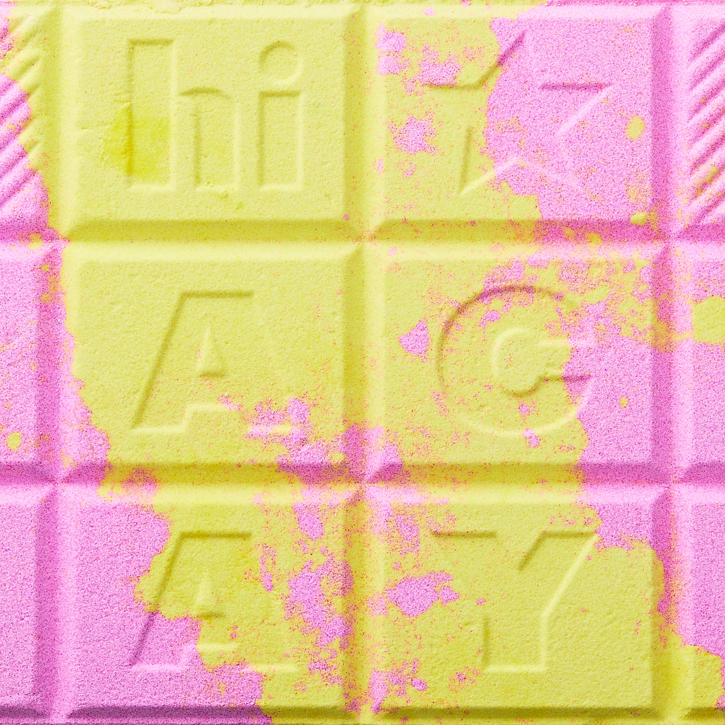 Hi Peach Layne Holiday 2024 World's Largest Bath Bomb Bar, One in a Melon Scent, 3.57 lbs