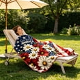 thumbnail image 1 of Independence Day Blanket Festive Flannel Blanket Soft Warm Throw Blanket For Home Sofa Bed Holiday Decoration, 1 of 9