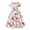 Multicolor, variant on Tween Girl Dresses Floral Print Flared Skirt Slim Fit Casual Maxi Girls Birthday Dress