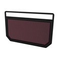 thumbnail image 1 of K & N Filtres Filtre à Air 33-5121 Lavable; Rouge; Gaze de Coton; Panneau, 1 of 11