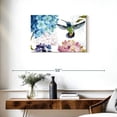 thumbnail image 3 of Elephant Stock Spring Nectar Wall Art - Horizontal Canvas Wall Art - Living Room Wall Decor - Animal Canvas - Blue And Green Decor By Lisa Audit - 30" x 20", 3 of 8