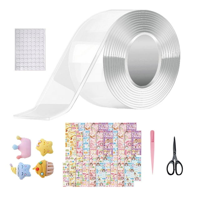 Blow Bubble Double Sided Tape DIY Crafts Multipurpose Creative Sticky Tape Style D