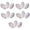 White, variant on Walbest 15 Pcs Natural Ostrich Feathers Colored Soft Feather for Clothes Wedding Decor