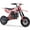 Red, variant on MotoTec Villain 52cc 2-Stroke Kids Gas Dirt Bike Blue