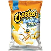Cheetos Puffs Winter White Cheddar Chees Flavored Snacks Limited Time, 8 Oz.