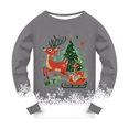 thumbnail image 3 of Gubotare Toddler Christmas Pajamas Girl Toddler Girls Pajamas,Sleepwears 2pc Pjs Sets for Kids 3T 4T (Grey,3-4 Years), 3 of 4