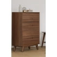 thumbnail image 5 of Mid-Century Modern High Chest - Walnut Stain, 5 of 7