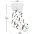 thumbnail image 2 of Coolnut Mushroom Christmas Stocking Personalized Large Candy Stocking, Xmas Stockings Decoration Hanging Gift for Family Holiday Party Ornaments Decor Fireplace, 2 of 7