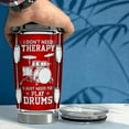 thumbnail image 5 of Drummer Gifts Drummer Tumbler 20oz Stainless Steel Insulated Tumblers Drum Coffee Travel Mug Drumming Gift for Drummers Men Women, 5 of 6