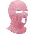 thumbnail image 3 of Unisex Full Face,3 Hole Full Face Mask Ski Mask,Winter Cap Knitted Face Mask,Balaclava Warm Outdoor Windproof Beanie Hat,Breathable Motorcycle Winter Full Face Shield Cap, 3 of 7