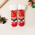 thumbnail image 3 of Odeerbi Christmas Fuzzy Socks for Kids Boys Girls Cotton Non-Slip Socks Thermal Fluffy Socks Cozy Plush Crew Socks Children Winter Thick Keep Warm Comfortable Socks, 3 of 3