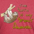 thumbnail image 3 of CafePress - The Sloth Is My Spirit Animal T Shirt - Mens Tri-blend T-Shirt, 3 of 4