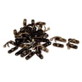 thumbnail image 2 of Uxcell Suitcase Chest Box Purse Lock Metal Hook Latches Clasp Bronze Tone 20pcs, 2 of 4