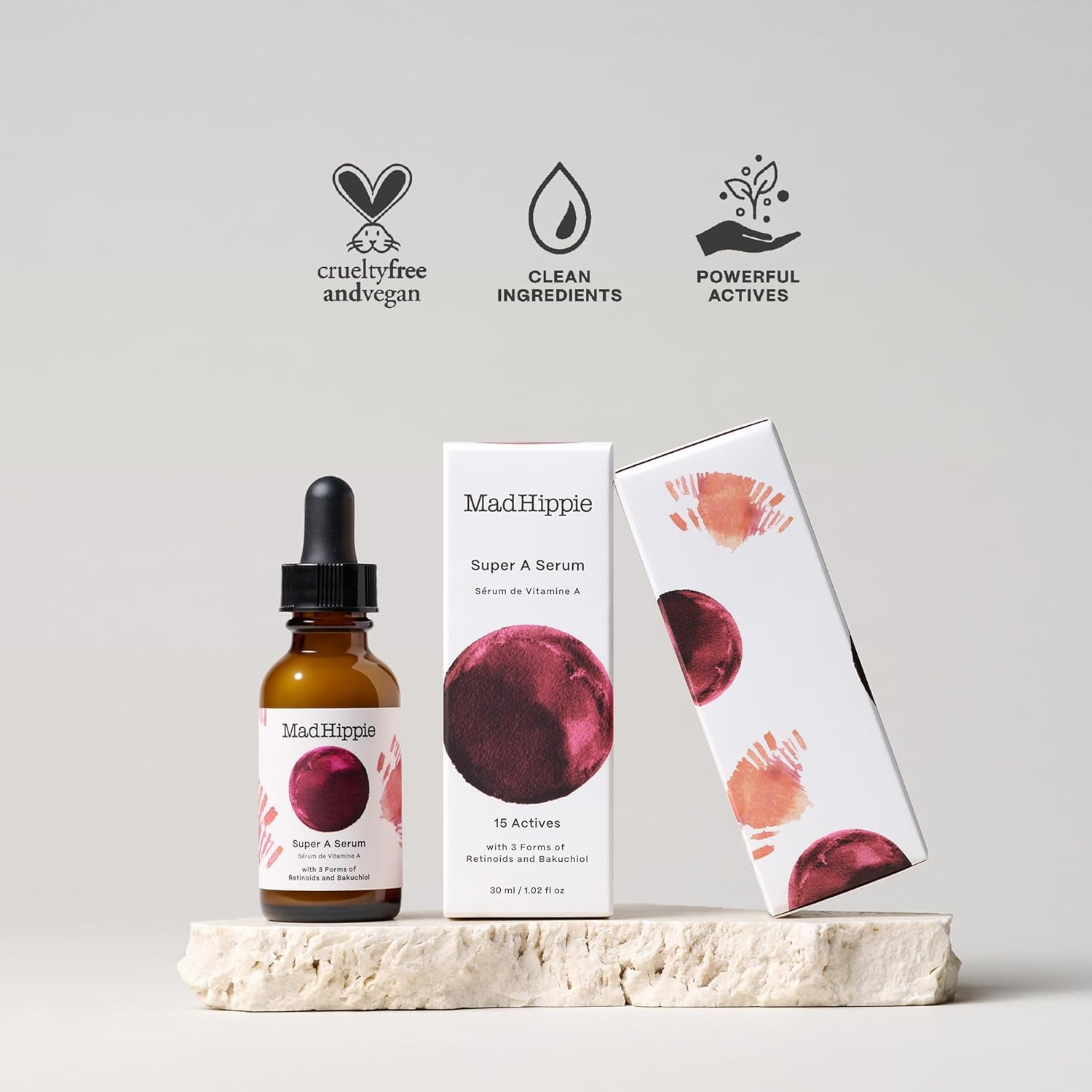 Mad Hippie Day & Night Dual Pack, Vitamin C & Super A Serum, 2 Bottles, 0.5 fl oz (15 ml) Each