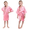 thumbnail image 4 of QUOTAY Robe Élégante à Fleurs Brodées pour Filles Style Mariage et Concours Manches Longues Légère Couvre-Maillot pour Photo Pyjama pour Filles Rouge Melon D\'eau,6, 4 of 4