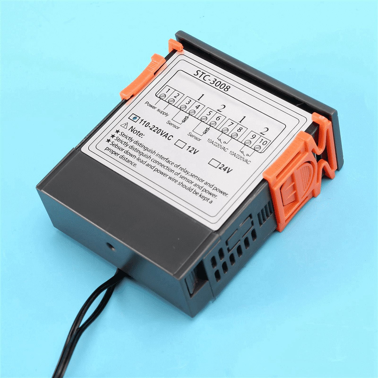 5X -3008 110-220V Dual Digital Thermostat Temperature Controller for Incubator Thermostat Hygrometer Dehumidifier