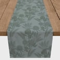 thumbnail image 3 of Creative Products Blue Tones Protea Blooms 16 x 90 Cotton Twill Table Runner, 3 of 3
