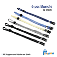 thumbnail image 1 of Adjustable Mouth Cover (Mask)  Lanyard Neck Strap Holder Extender Ear Saver 6 pcs - 5Colors (2Black) [Free Shipping], 1 of 12