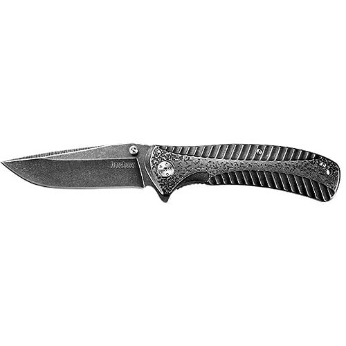 Kershaw Starter Folding Pocket Knife (1301BW); 4Cr14 Steel Blade With Black-Oxide BlackWash Finish, SpeedSafe Assisted,... by KERSHAW KNIVES/KAI USA