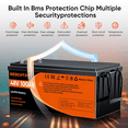 thumbnail image 4 of WERCHTAY 48V 100Ah Lithium LiFePO4 Battery & 5.5KW Solar Hybrid Inverter 48V DC-120V/220V Pure Sine Wave Off-Grid, 4 of 23