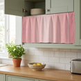 thumbnail image 3 of Pink Ombre Cabinet Curtains 35" W x 35" L, Pastel Pink Wood Grain Stripes Rustic Country Romantic Under-Desk Privacy Dust Proof Drape Dishwasher Curtain Sink Skirt for Kitchen Closet Bathroom Laundry, 3 of 9
