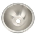 thumbnail image 1 of Round Boat Sink, Smoothing RV Kitchen Sink Stainless Steel Modern Style Wiredrawing  For Replacement, 1 of 8