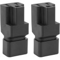 thumbnail image 3 of Adaptador de enchufe de alimentación, para lámpara, altavoz, pantalla, impresora, cámara, 10 A, 125 V, IEC320 C14 macho a Nema 5 15R hembra, 3 of 6