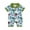 Green, variant on Musuos Baby Boys Summer Cute Romper 3M 6M 12M 18M Short Sleeve Button Lapel Western Elements Print Jumpsuit Infant Playsuit