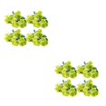 thumbnail image 1 of yingyy 1/2/3 4X Artificial Flower Faux Plant Home Decal Workmanship Multipurpose Long-lasting Exquisite Fake Flowers Wedding Decor Green 2PCS, 1 of 6