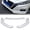 Painted White, variant on Stay Tuned Performance For 19-22 Nissan Altima 4DR Painted Black Front Bumper Body Kit Spoiler Lip 3PCS