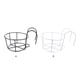 thumbnail image 4 of Billuyoard Estante de hierro para plantas colgante, resistente a la intemperie, de Metal, espacios pequeños, resistente y duradero, 3 uds. Decoración del hogar marco negro, 4 of 6
