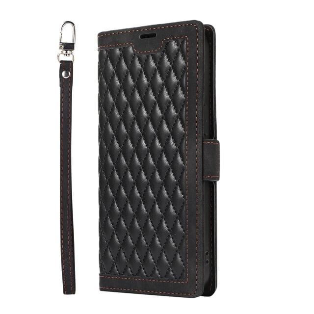 Premium PU Leather Flip Wallet Case For IPhone 14/13/12/11 Pro/X/XS/Max/XR/8/7/Plus/SE - Card Slot, Magnetic Closure & Lanyard