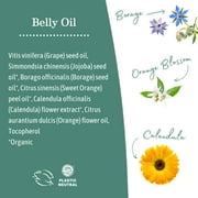 Earth Mama Belly Oil for Pregnancy, Bath Oil, 4 fl oz