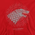 thumbnail image 2 of Game of Thrones Stark Burst Sigils Unisex Adult Pull-Over Hoodie,Red, Small, 2 of 5