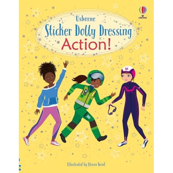 Sticker Dolly Dressing Action! (Paperback) by Fiona Watt