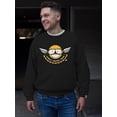 thumbnail image 2 of Street Racing Team - Retro Moto Racer Emoji Men's Sweatshirt, 2 of 4