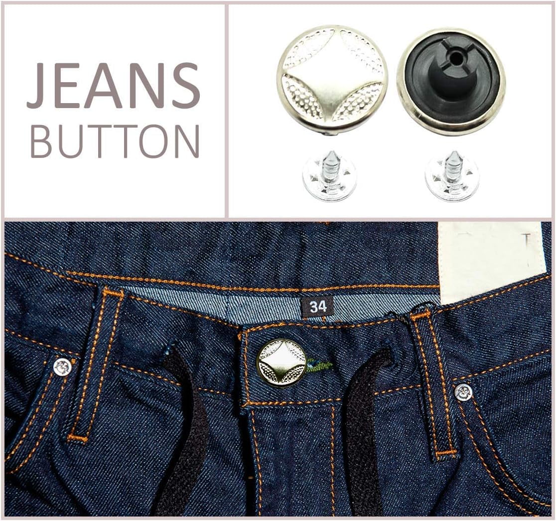 Jeans Button Accessories, Metal Buttons Star